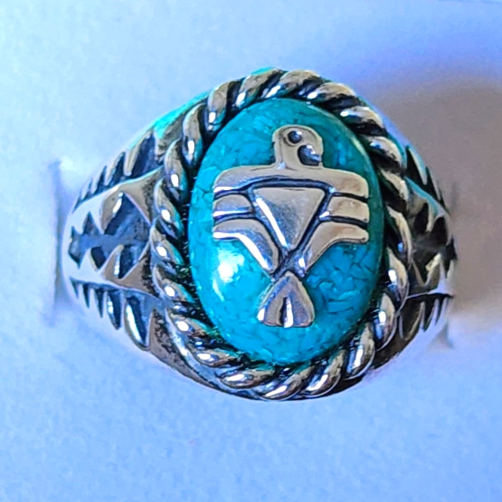 Caroline Pollack Turquoise Ring - New